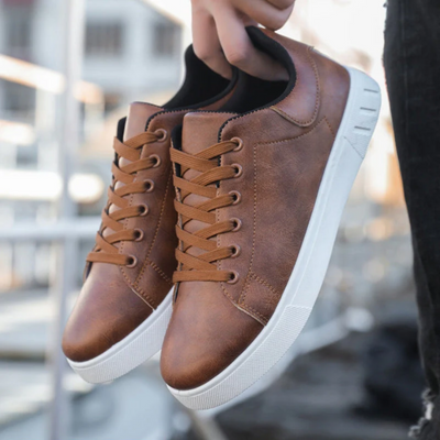 Stylish Leather Sneakers for Men