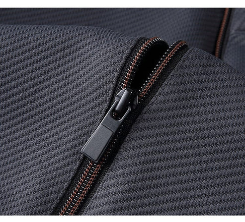 Men's Zip Jacket & Joggers Set – Subtle Surface & Narrow Leg Cut