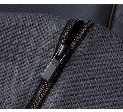 Men's Zip Jacket & Joggers Set – Subtle Surface & Narrow Leg Cut