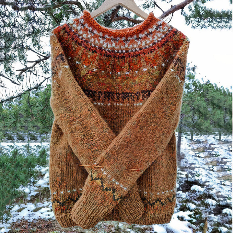 Men’s Vintage Knit Sweater in Relaxed Fit | Classic Retro Jumper for Everyday Wear