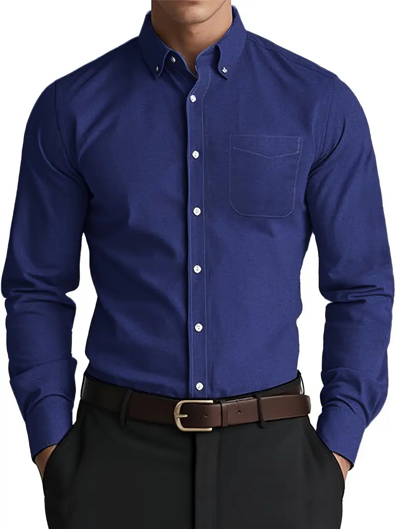 Long Sleeve Everyday Shirt Casual Button-Down