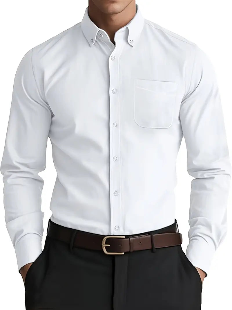 Long Sleeve Everyday Shirt Casual Button-Down