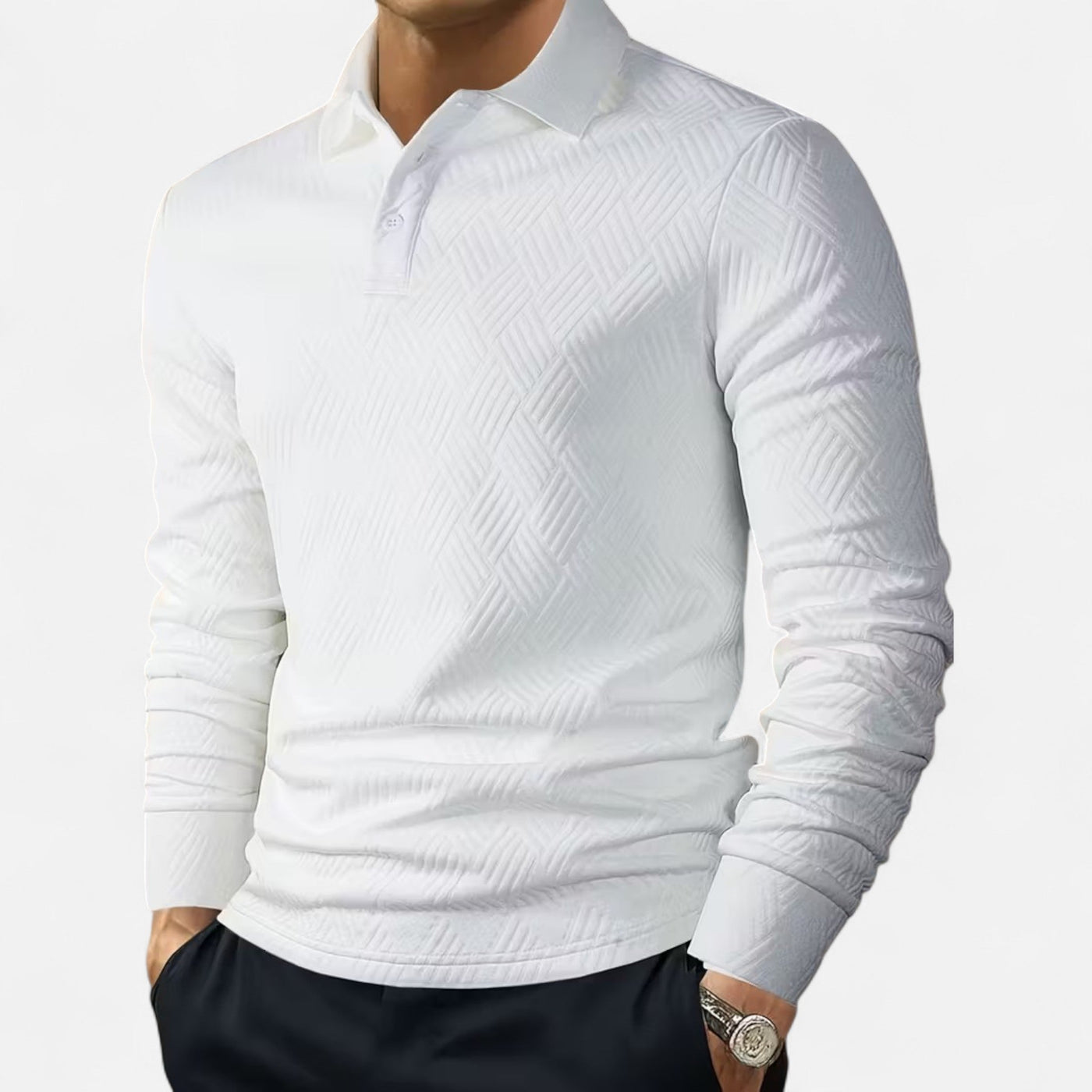 Men’s Long Sleeve Polo Shirt
