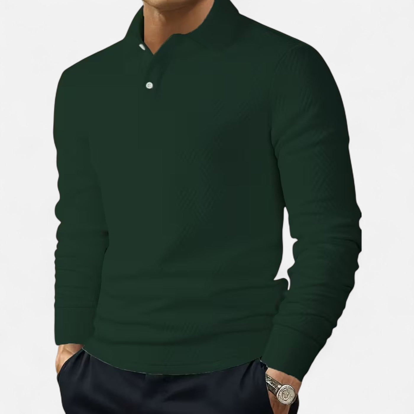 Men’s Long Sleeve Polo Shirt