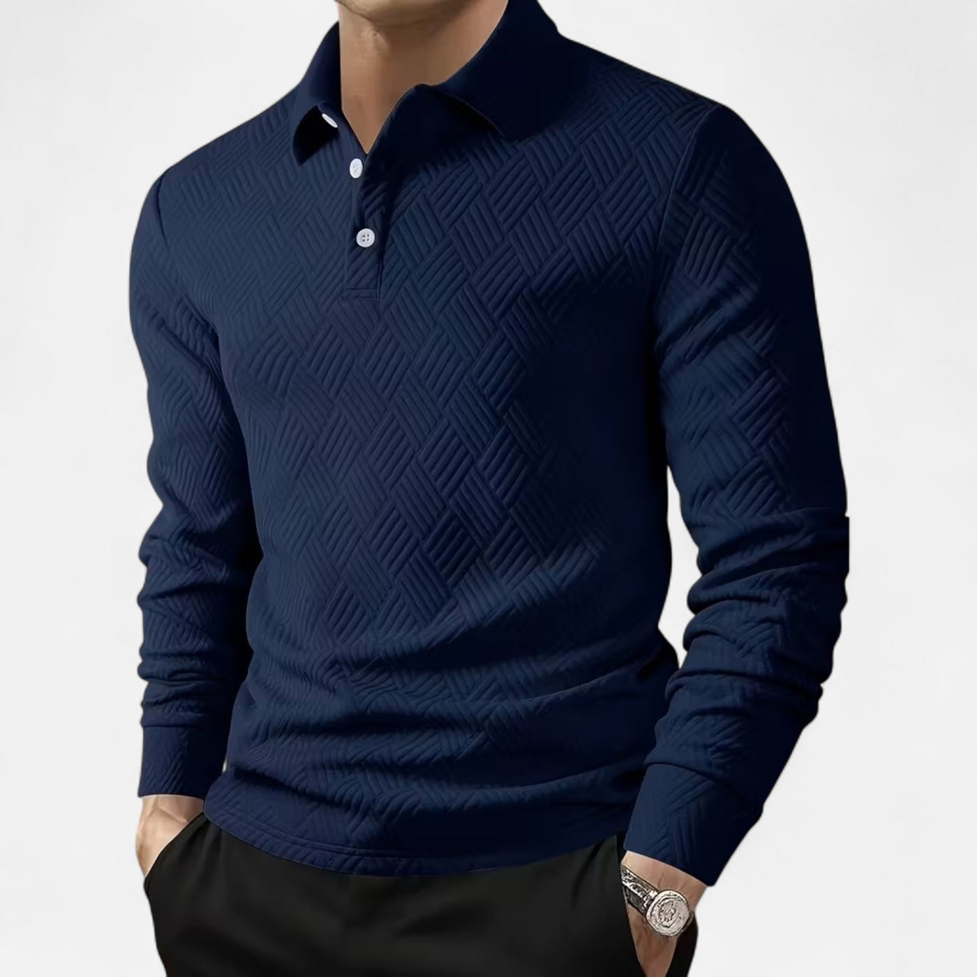 Men’s Long Sleeve Polo Shirt